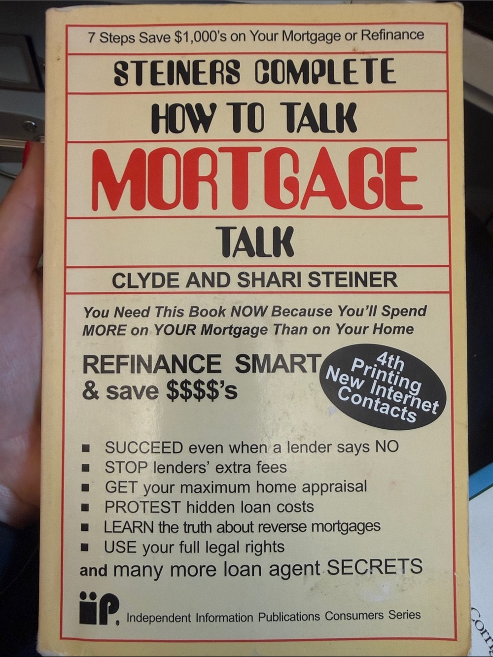 Steiners Complete How to Talk Mortgage Talk - Cream & Red Cover
